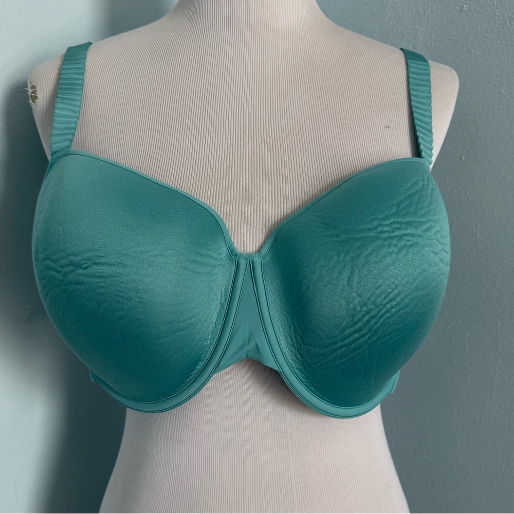 Third Love Green Adjustable Straps Padded Underwired Bra Sz 42D